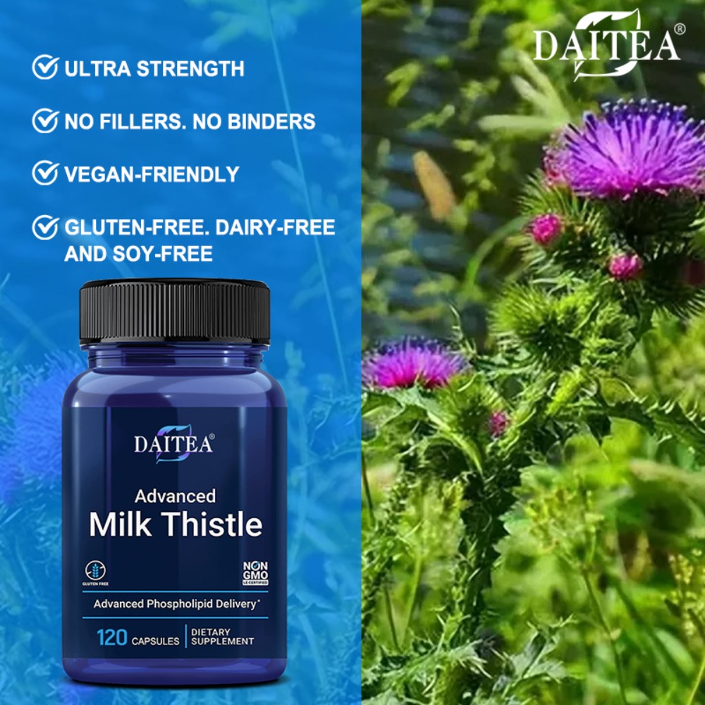 Cardo mariano avanzado, silima - Milk Thistle Silymarin reseña y precio
